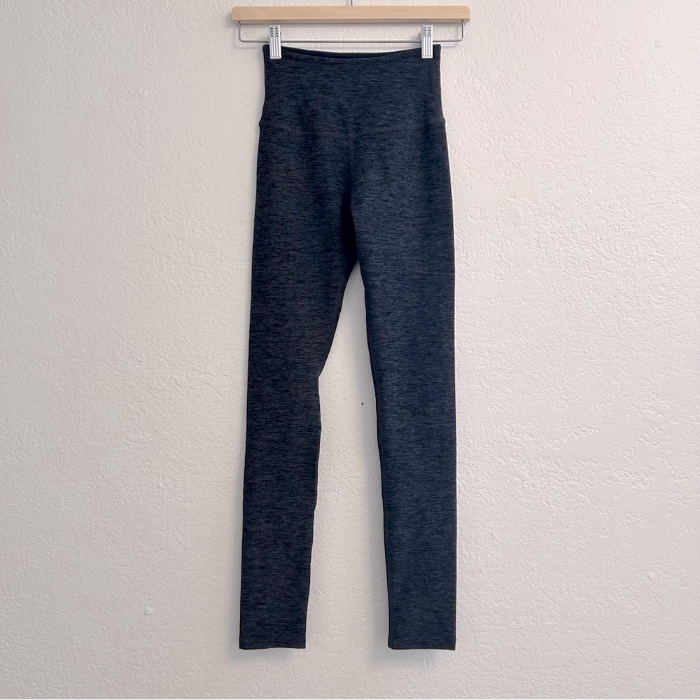 Beyond Yoga Leggings Size S Charcoal Heathered Yoga Workout Pants Made in USA
